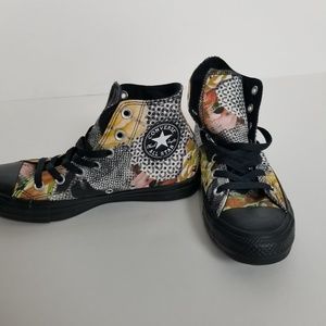 Women's Converse Digital Floral Hi Sneakers Shoes